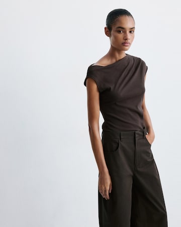 Mango Mid-Rise Balloon Trouser