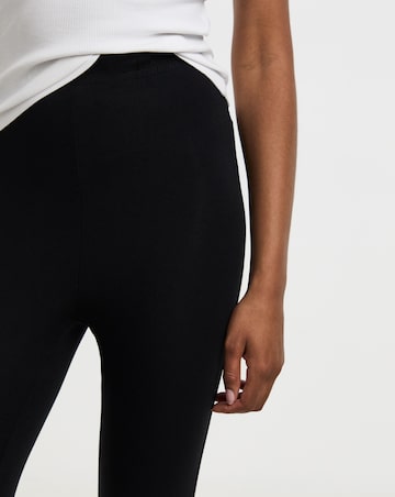 Simply Be Black Jersey Cropped Legging