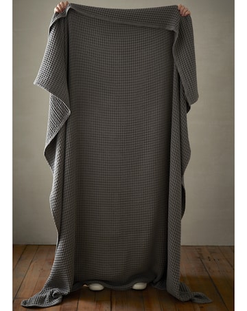 Pineapple Elephant Jaipur Waffle Cotton Throw