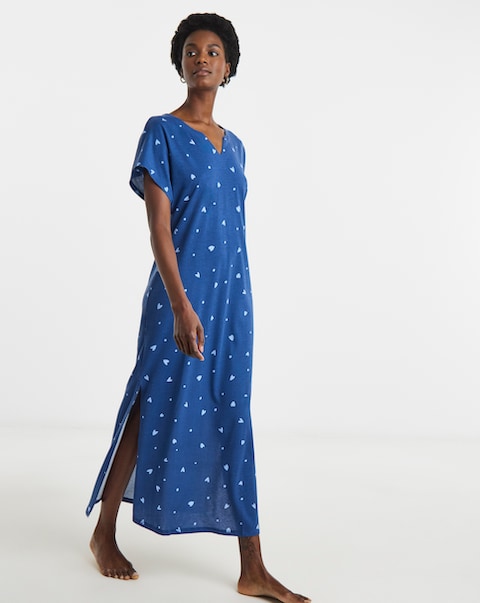 Julipa Value Maxi Nightie Heart Print