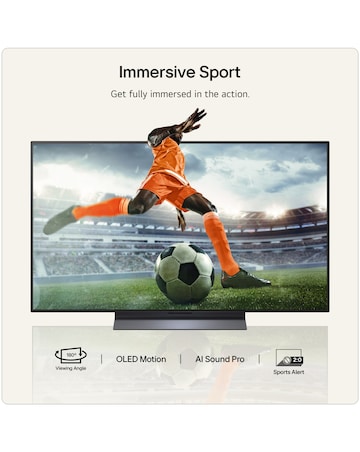 LG OLED48C66LB 48in OLED Evo AI 4K Smart TV