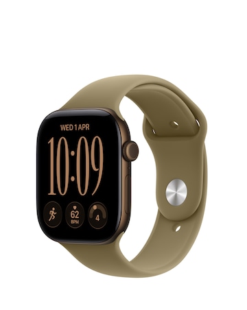 Apple Watch Series 12 GPS + Cellular 46mm - Bronze Aluminium/Olive Sport - S/M