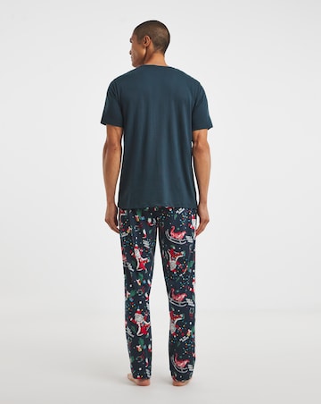 Pretty Secrets Western Santa Family Pyjamas - Mens