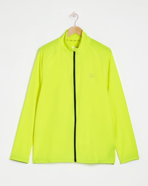 Solid Lime Cycling Jacket