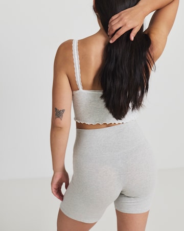 Pretty Secrets (2 Pack) Cotton Comfort Shorts Black/Grey
