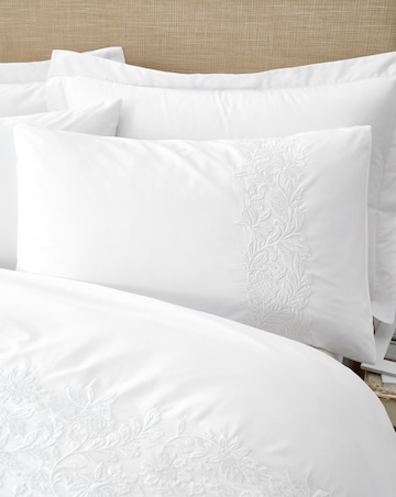 Bianca Embroidery Floral Duvet Cover Set