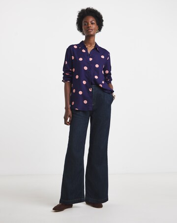 Green Spot Printed Long Sleeve Shirt