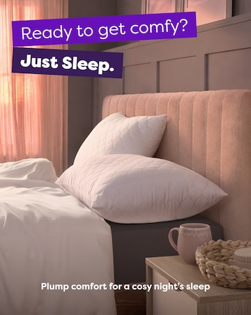 Slumberdown Just Sleep Firm Support Pillow 4 Pack