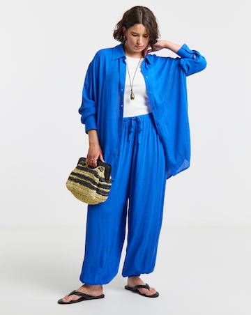 Simply Be Oversized Crinkle Shirt