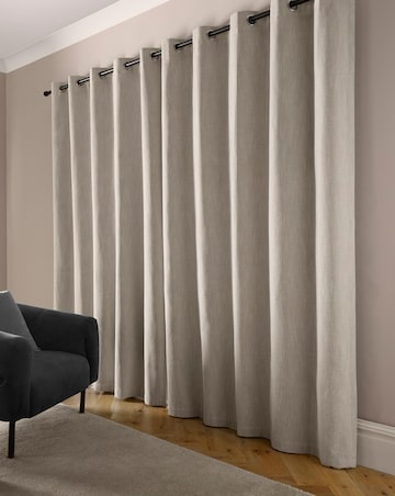 Curtina Boucle Chenille Eyelet Curtains