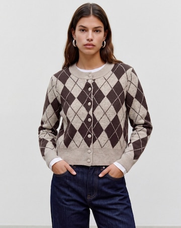 Vero Moda Halo Argyle Cardigan