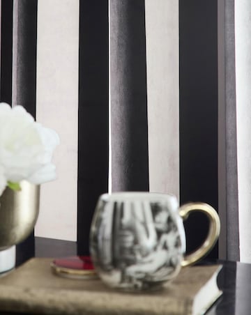 Laurence Llewelyn-Bowen Festivo Stripe Eyelet Curtains