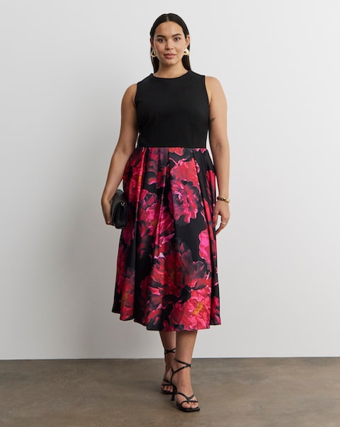 Joanna Hope Print Prom Dress