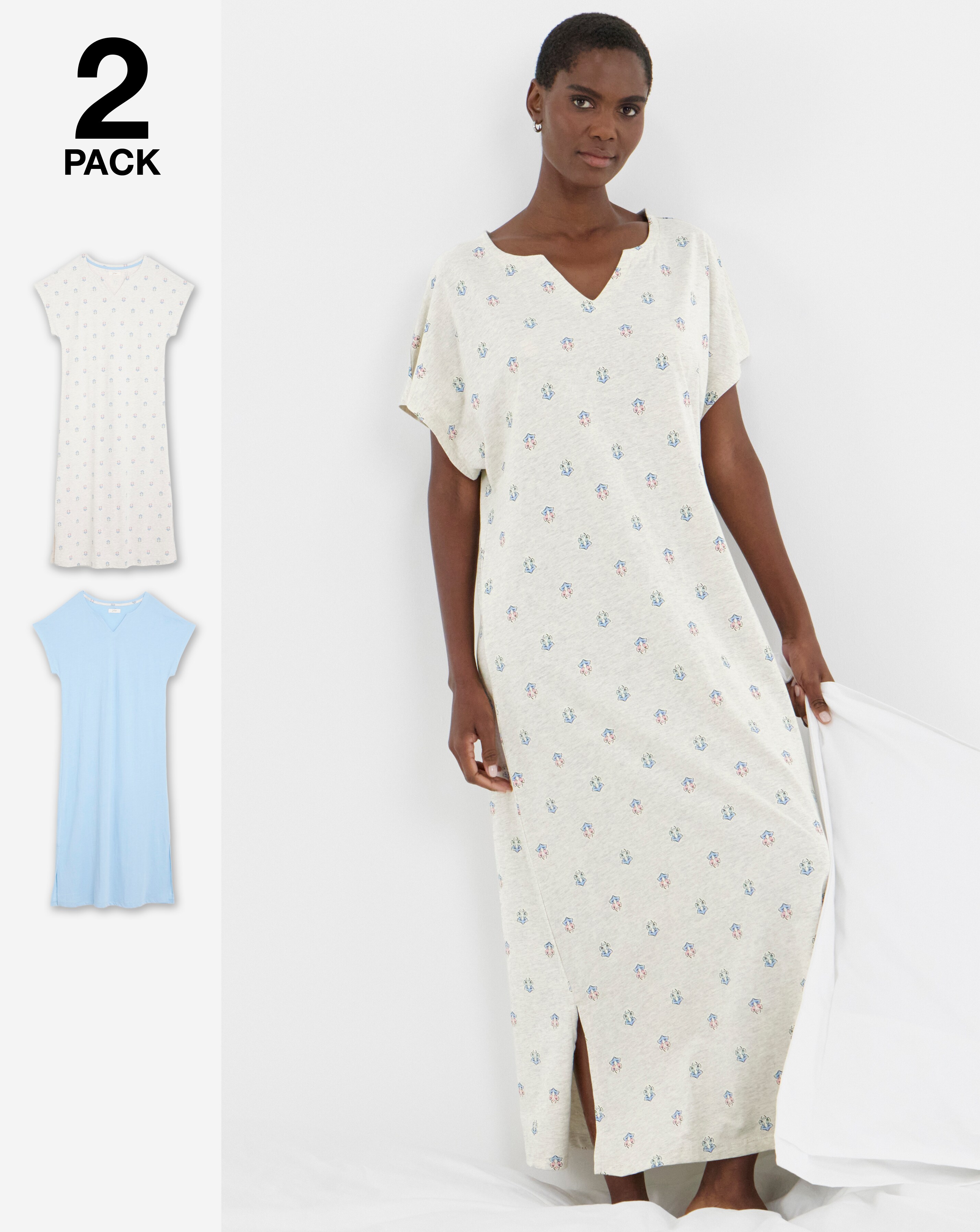 Julipa (2 Pack) Value Maxi Nighties