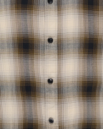 Only & Sons Kosta Long Sleeve Check Regular Fit Shirt - Natural Check