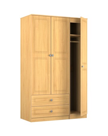 Richmond Triple Wardrobe with 2 Drawers