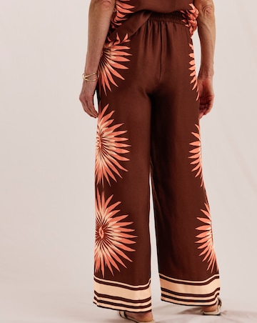 Julipa Petite Printed Tie Waist Co Ord Trouser