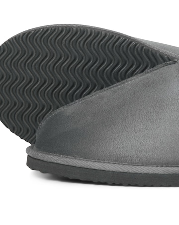 Jack & Jones Dudely Microfibre Mule Slipper - Grey
