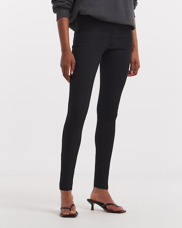 Black Stretch Skinny Pull On Jeggings