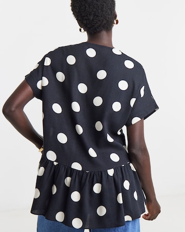 Short Sleeve Button Through Top