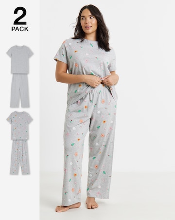Pretty Secrets Value (2 Pack) Candy Cane Pyjama Sets