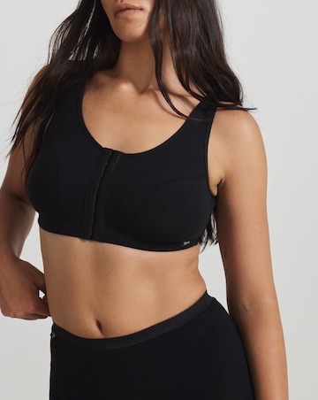 Slimma (2 Pack) Front Fastening Hook And Eye Bras (Fits Up To DD) White/Black