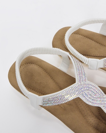 Peace Diamante Comfort Sandal - Extra Wide Fit (EEE)
