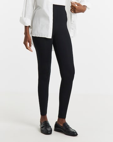Black Jersey High Waisted Leggings
