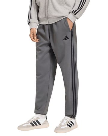 adidas 3 Stripes Fleece Cuffed Joggers