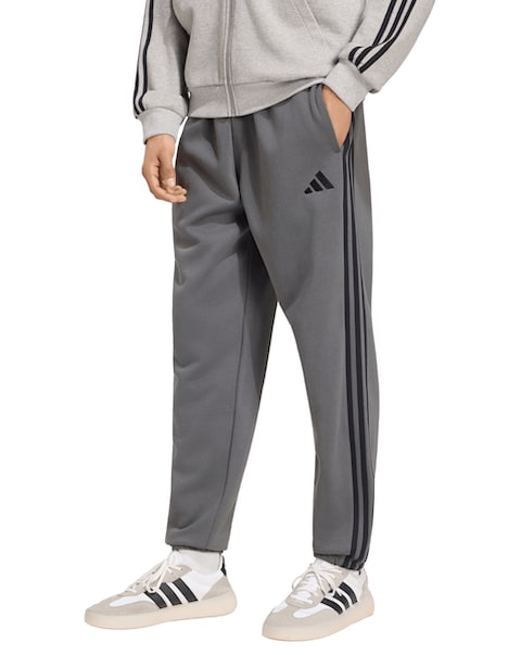 adidas 3 Stripes Fleece Cuffed Joggers
