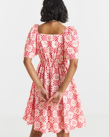 Twisted Wunder Cotton Mini Dress