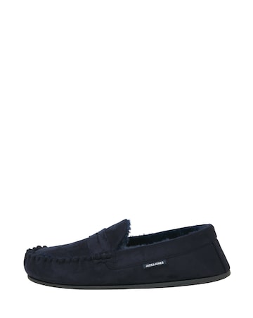 Jack & Jones Mark Moc Toe Slipper - Navy