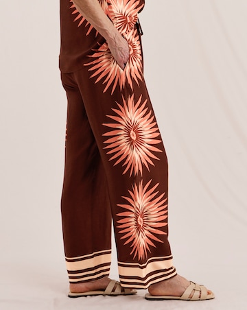 Julipa Petite Printed Tie Waist Co Ord Trouser