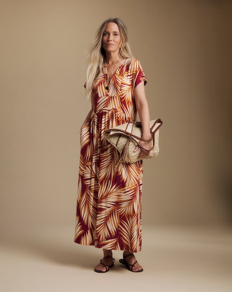 Julipa Jersey Printed Midi Dress