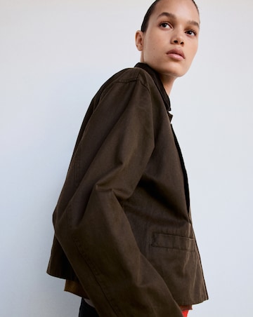 Mango Corduroy Collar Jacket