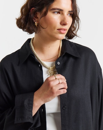 Black Linen Shirt