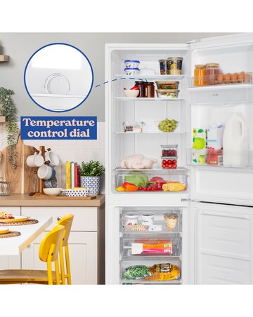 RUSSELL HOBBS FRIDGE FREEZER W/ WD INST