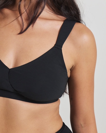Pretty Secrets Ivy Lace Full Cup Bra (B-G) Black