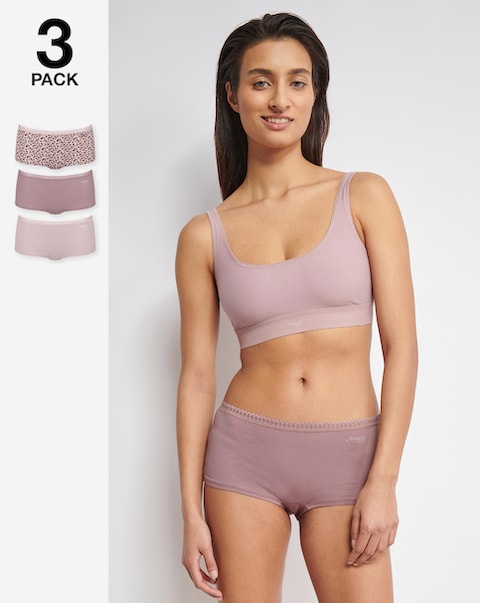 Sloggi Go Crush (3 Pack) Short Knickers