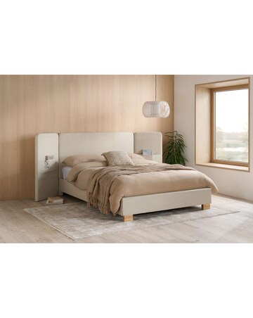Isla Bed with Storage Headboard