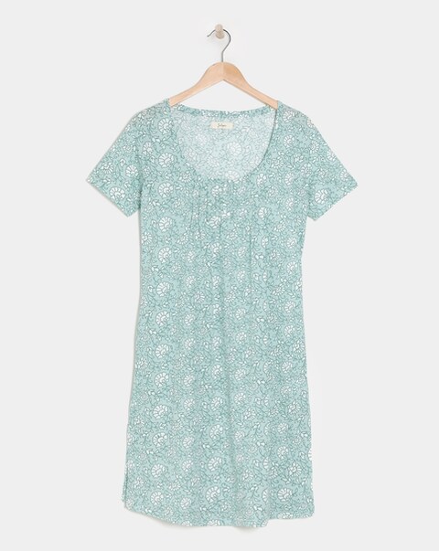 Value Short Sleeve Nightie Floral Print