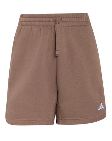 adidas 3 Stripe Studio Fleece Sweat Short