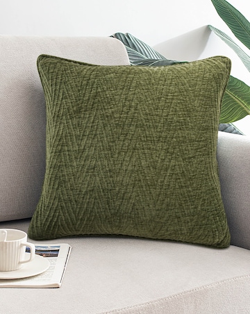 Sundour Langley Herringbone Filled Cushion