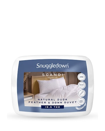 Snuggledown Scandi Natural Duck Feather & Down 10.5 Tog Duvet