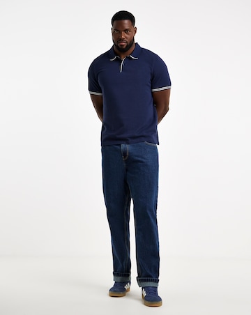 Tipped Pique Polo Long