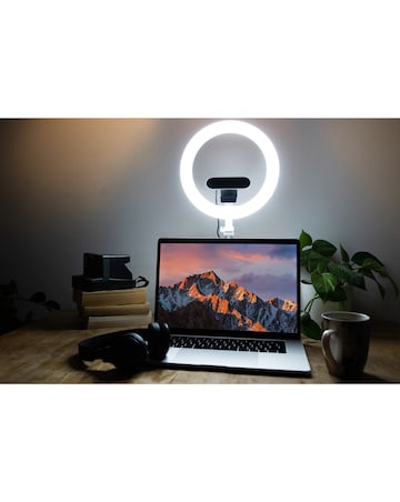 Kodak 10 Desk LED Ring Light for Selfies, Videos & Online Conferencing