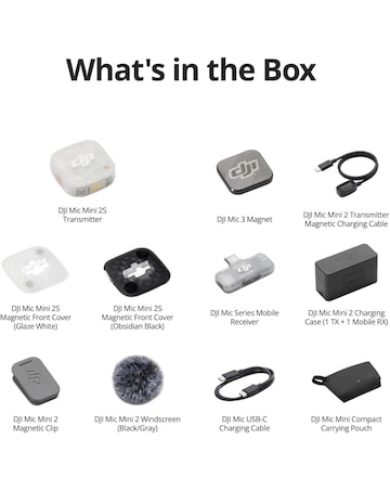 DJI Mic Mini 2S (1 TX + 1 Mobile RX + Charging Case)