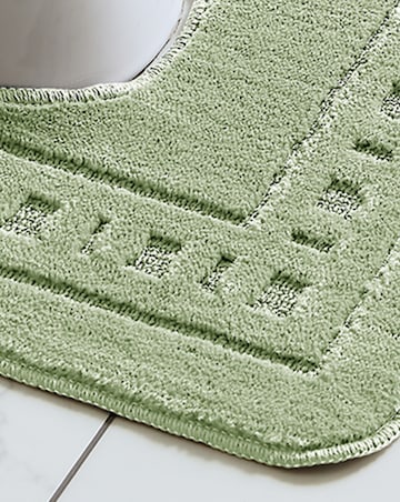 Catherine Lansfield Armoni Bath and Pedestal Mat Set