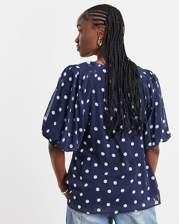 Joanna Hope Puff Sleeve Blouse