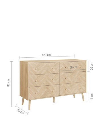 Herringford 6 Drawer Chest